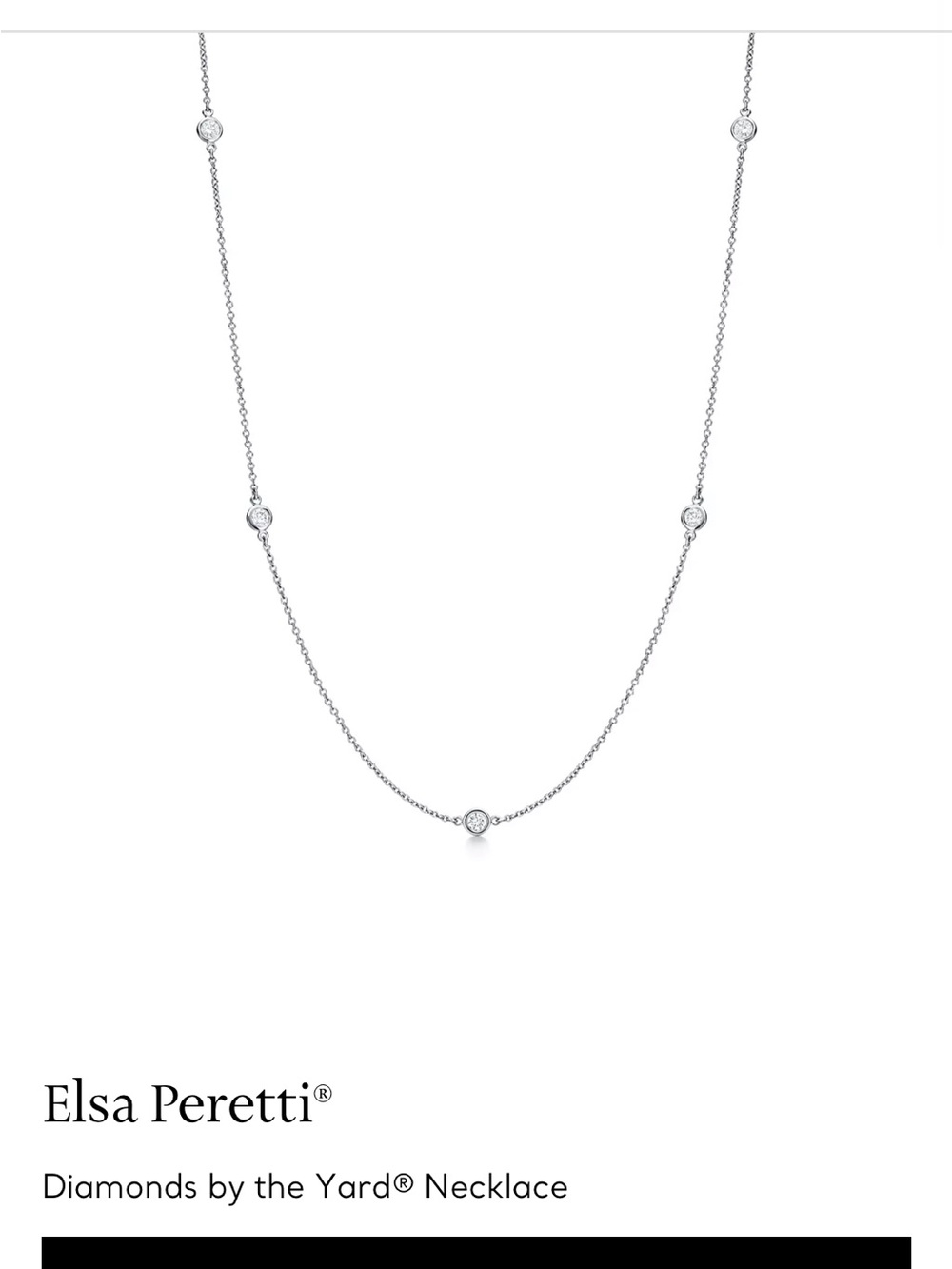 Tiffany & Co. Platinum “Diamonds by The Yard” Necklace - Picture 10 of 12